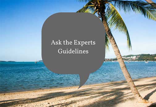 Ask the Experts Guidelines