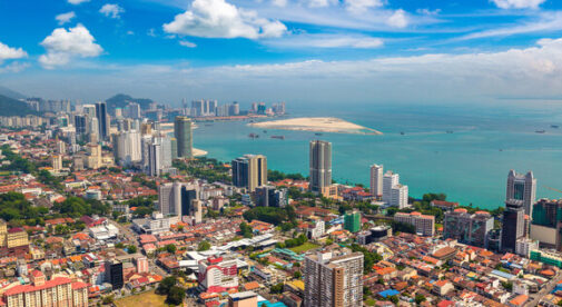 View of Georgetown, Penang