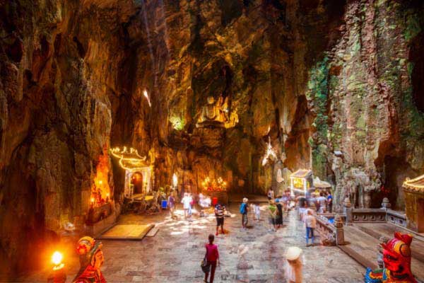 Explore the Cave Temples at Marble Mountain 
