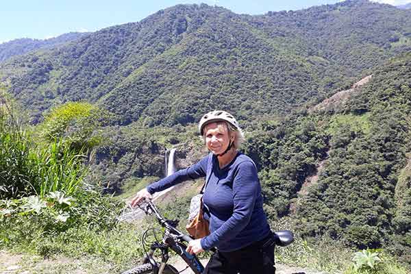 Laura and Donna completed the 11-mile bike ride 