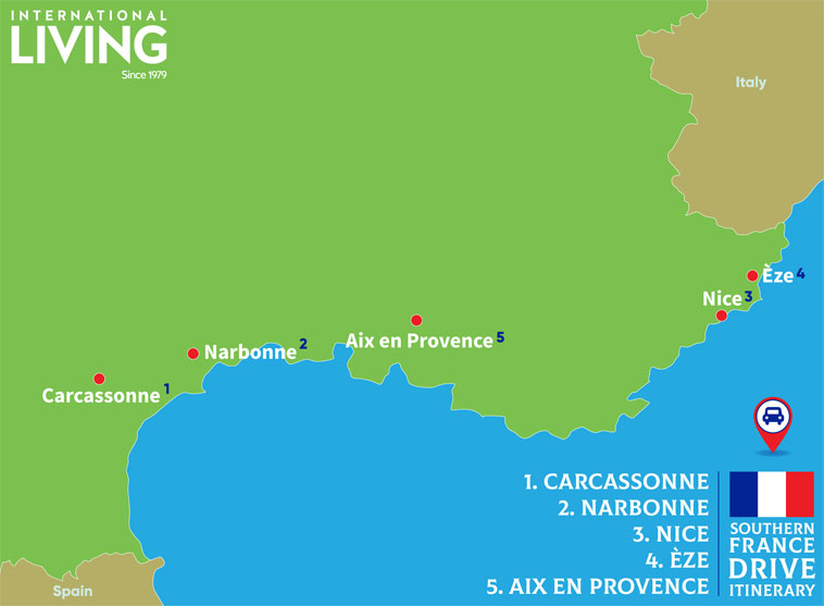 Southern-France-Drive-Itinerary