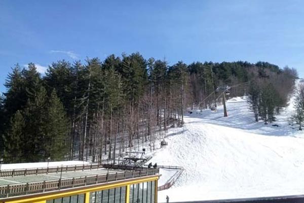 Skiing at Lorica in the Sila Mountains