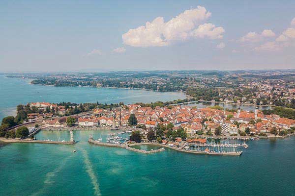 Waterfront-North-Sea-Baltic-Sea-Lindau,-Constance