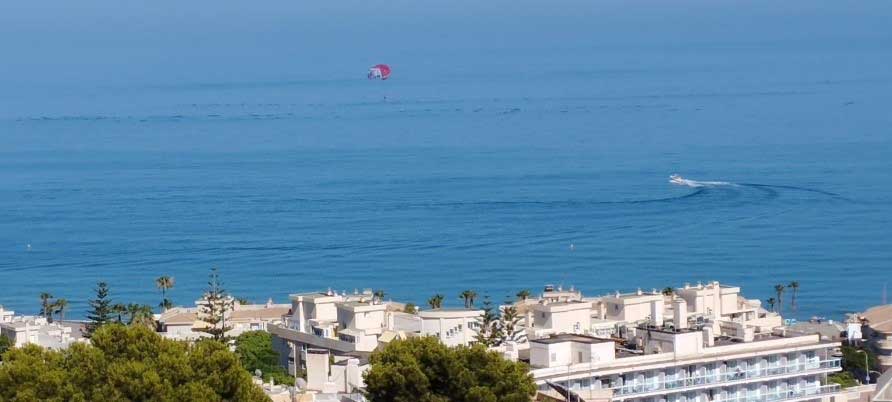 Patti took this photo of the view from her terrace in Torremolinos