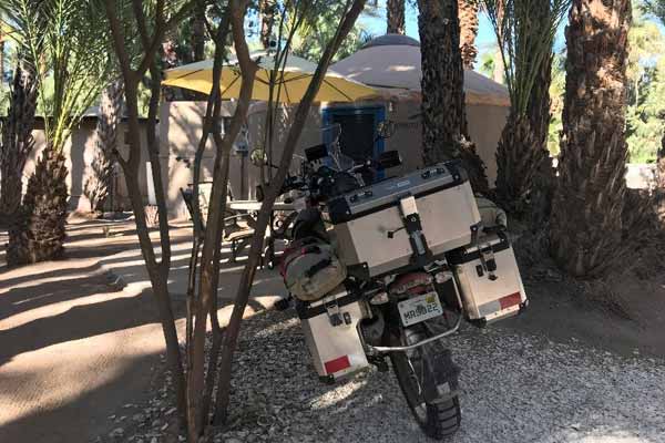 Parked outside the Ignacio Springs B&B