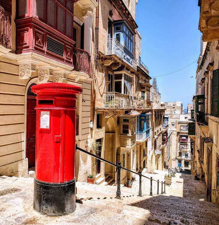 Streets in Valletta